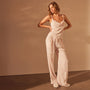 Wide Leg Relaxed Linen Pant in Zephyr Pigment | James Perse Los Angeles