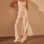 Wide Leg Relaxed Linen Pant in Zephyr Pigment | James Perse Los Angeles
