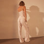 Wide Leg Relaxed Linen Pant in Zephyr Pigment | James Perse Los Angeles