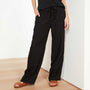 Lightweight Canvas Linen Pant In Black | James Perse Los Angeles