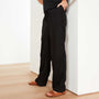 Lightweight Canvas Linen Pant In Black | James Perse Los Angeles