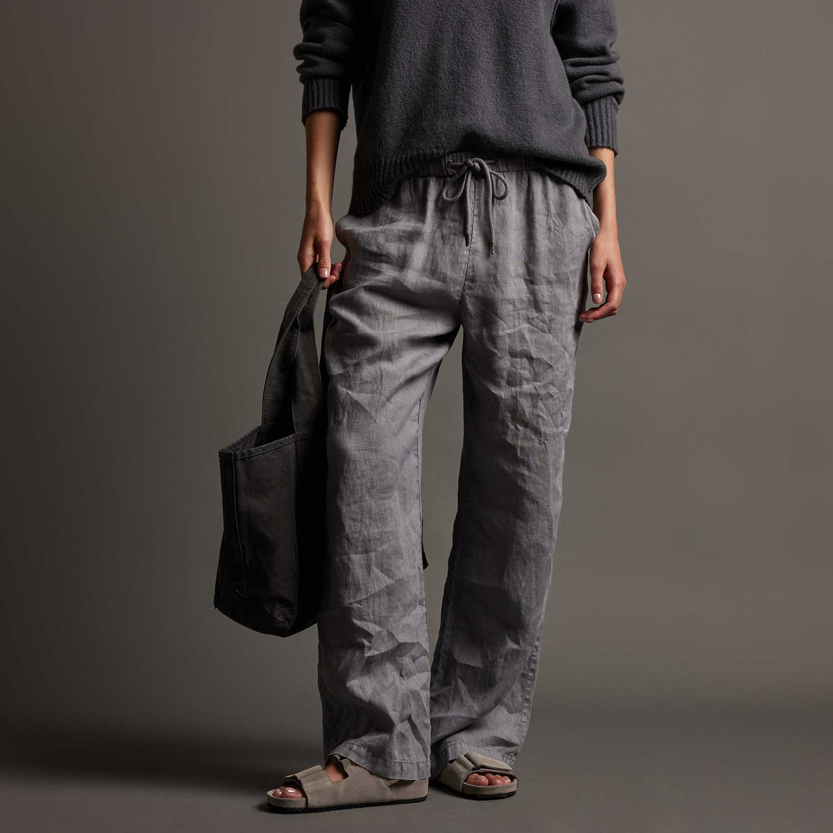 Lightweight Linen Pant in Breeze Pigment | James Perse Los Angeles