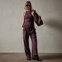 Lightweight Linen Pant in Eggplant | James Perse Los Angeles