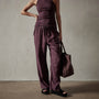 Lightweight Linen Pant in Eggplant | James Perse Los Angeles