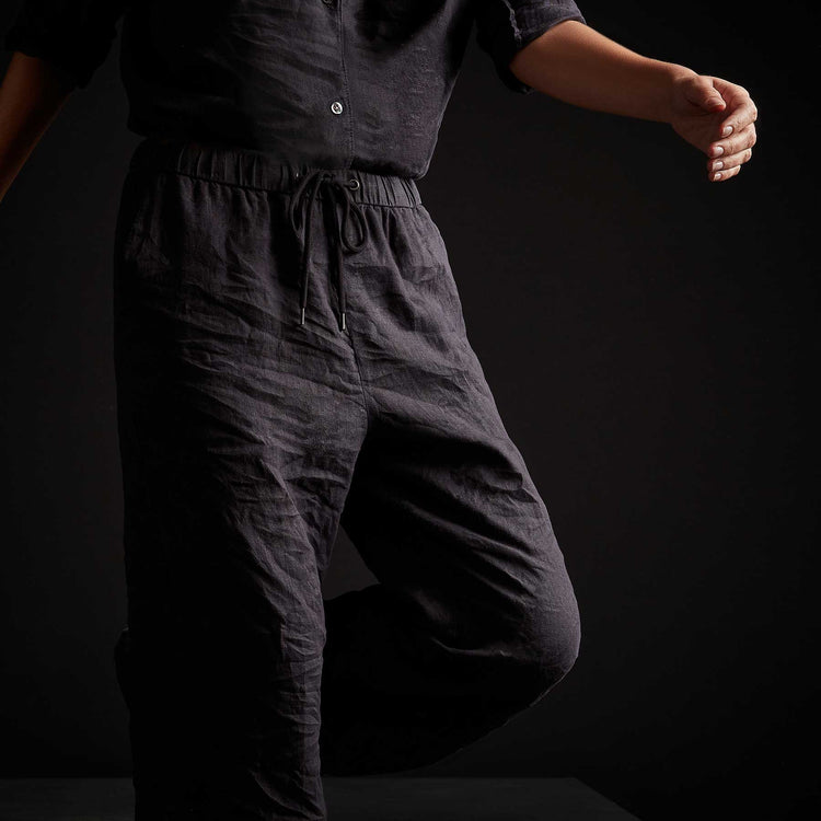 Linen Lounge Pant in French Navy Pigment | James Perse Los Angeles