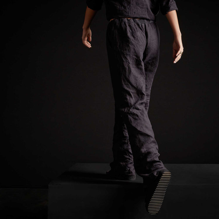 Linen Lounge Pant in French Navy Pigment | James Perse Los Angeles