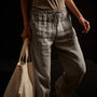 Lightweight Linen Pant - Fume Pigment | James Perse Los Angeles