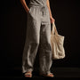 Lightweight Linen Pant - Fume Pigment | James Perse Los Angeles