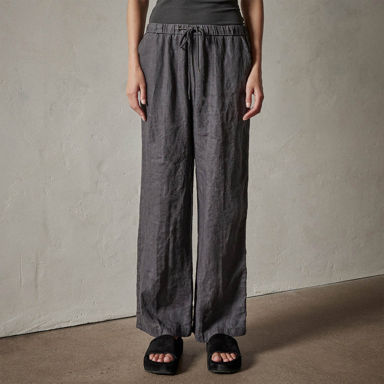 Lightweight Linen Pant in Magma Pigment | James Perse Los Angeles