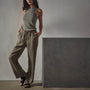 Linen Lounge Pant in Platoon Pigment | James Perse Los Angeles