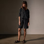 Pocket Cropped Shirt in Black | James Perse Los Angeles