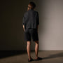 Pocket Cropped Shirt in Black | James Perse Los Angeles