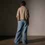 Pocket Cropped Shirt in Overcast Pigment | James Perse Los Angeles