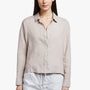 Canvas Linen Boxy Shirt - Driftwood | James Perse Los Angeles