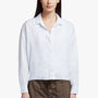 Canvas Linen Boxy Shirt In White | James Perse Los Angeles
