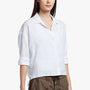 Canvas Linen Boxy Shirt In White | James Perse Los Angeles
