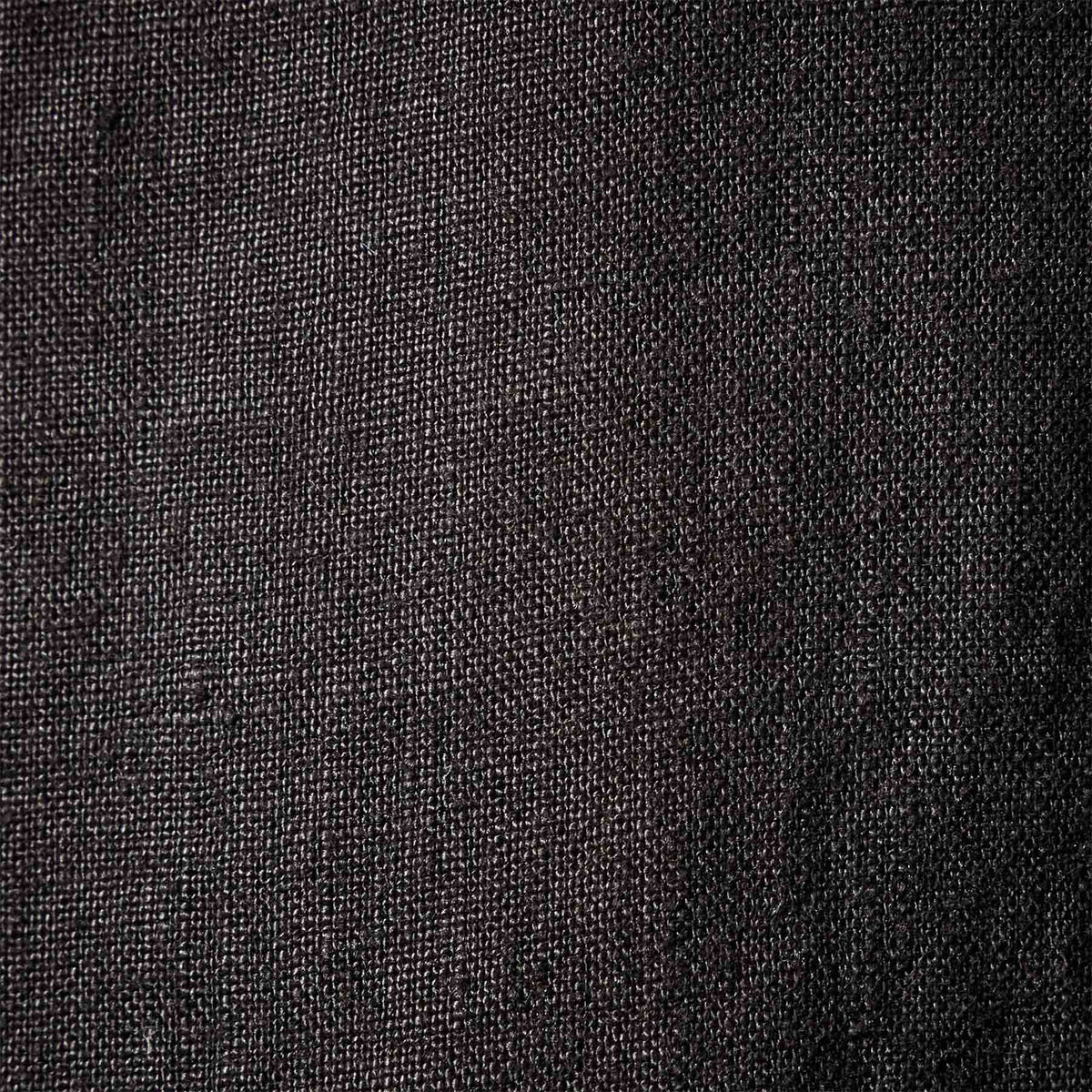 Open Front Linen Top in Black | James Perse Los Angeles