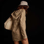 Lightweight Linen Hooded Tunic - Mineral Pigment | James Perse Los Angeles