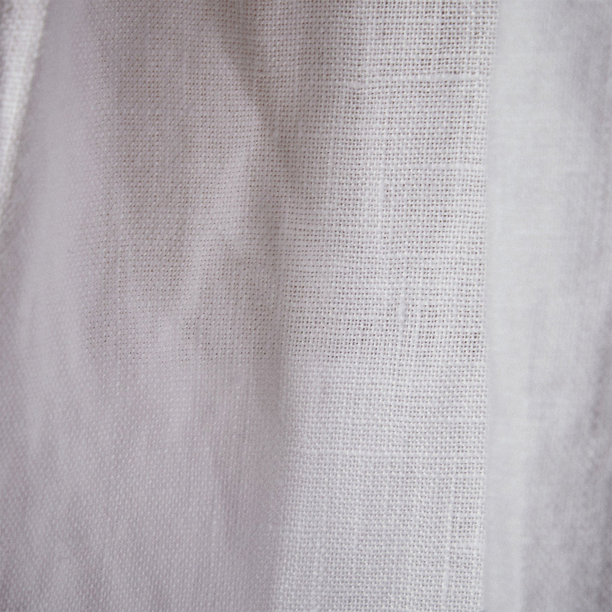 Gathered Linen Top in White | James Perse Los Angeles