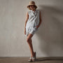 Double Dye Sleeveless Linen Shirt in Memory Pigment | James Perse Los Angeles