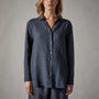 Lightweight Linen Shirt in Blue Oil | James Perse Los Angeles 
