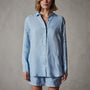 Lightweight Linen Shirt in Delta Pigment | James Perse Los Angeles