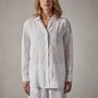 Lightweight Linen Shirt in White | James Perse Los Angeles 
