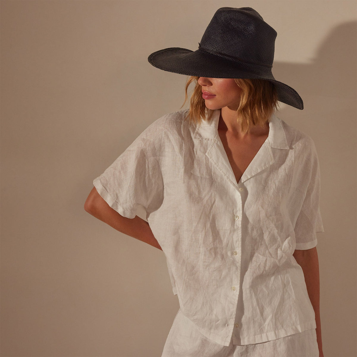 Cove Hat in Black | James Perse Los Angeles