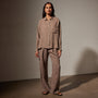 Linen Oversized Shirt in Cargo Pigment | James Perse Los Angeles