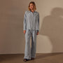Linen Oversized Shirt in Open Sky Pigment | James Perse Los Angeles
