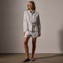 Linen Oversized Shirt in White | James Perse Los Angeles