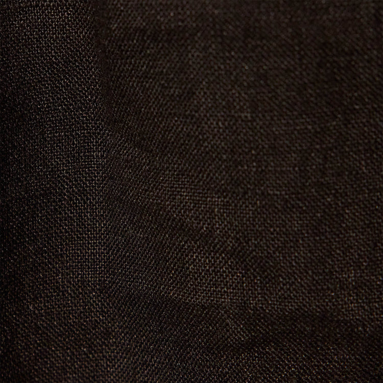 Linen Gathered Blouse in Black | James Perse Los Angeles