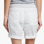 Mixed Media Linen Short - White | James Perse Los Angeles