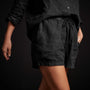 Lightweight Linen Short - Black | James Perse Los Angeles