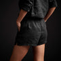 Lightweight Linen Short - Black | James Perse Los Angeles