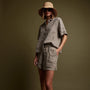 Lightweight Linen Short in Silt Pigment | James Perse Los Angeles