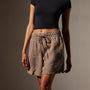 Relaxed Fit Linen Short in Cargo Pigment | James Perse Los Angeles