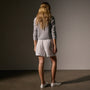 Relaxed Fit Linen Short in White | James Perse Los Angeles
