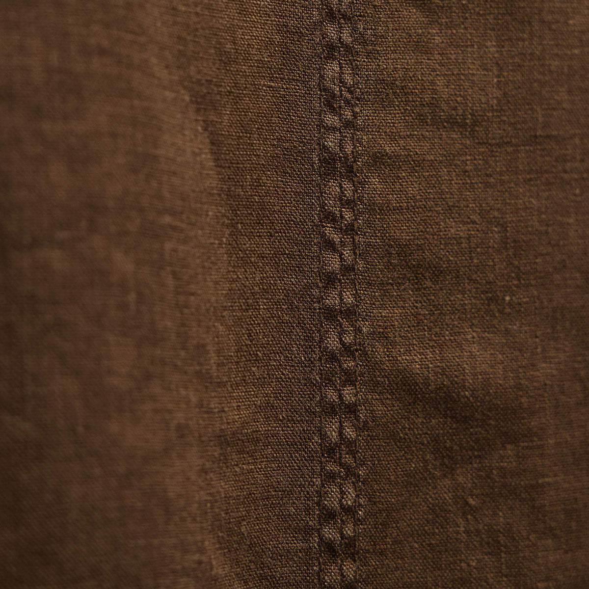 Lightweight Linen Tunic Dress In Cocoa Pigment | James Perse Los Angeles