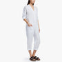 Canvas Linen Jumper In White | James Perse Los Angeles