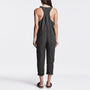Linen Racerback Romper - Carbon Pigment | James Perse Los Angeles