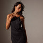 Lightweight Linen Cami Dress in Black | James Perse Los Angeles