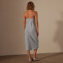 Lightweight Linen Cami Dress in Open Sky Pigment | James Perse Los Angeles