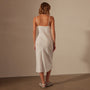 Lightweight Linen Cami Dress in White | James Perse Los Angeles