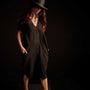 Linen Shift Dress - Black | James Perse Los Angeles