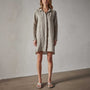 Lightweight Linen Shirt Dress in Silt Pigment | James Perse Los Angeles