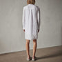 Lightweight Linen Shirt Dress in White | James Perse Los Angeles