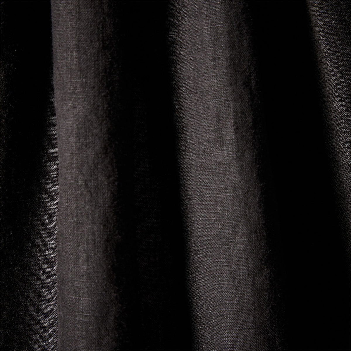Garment Dye Gathered Dress in Black | James Perse Los Angeles
