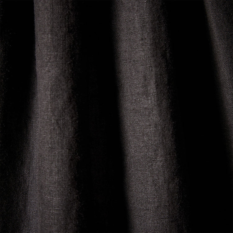 Garment Dye Gathered Dress in Black | James Perse Los Angeles