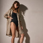 Pocket Shirt Swing Dress in Overcast Pigment | James Perse Los Angeles